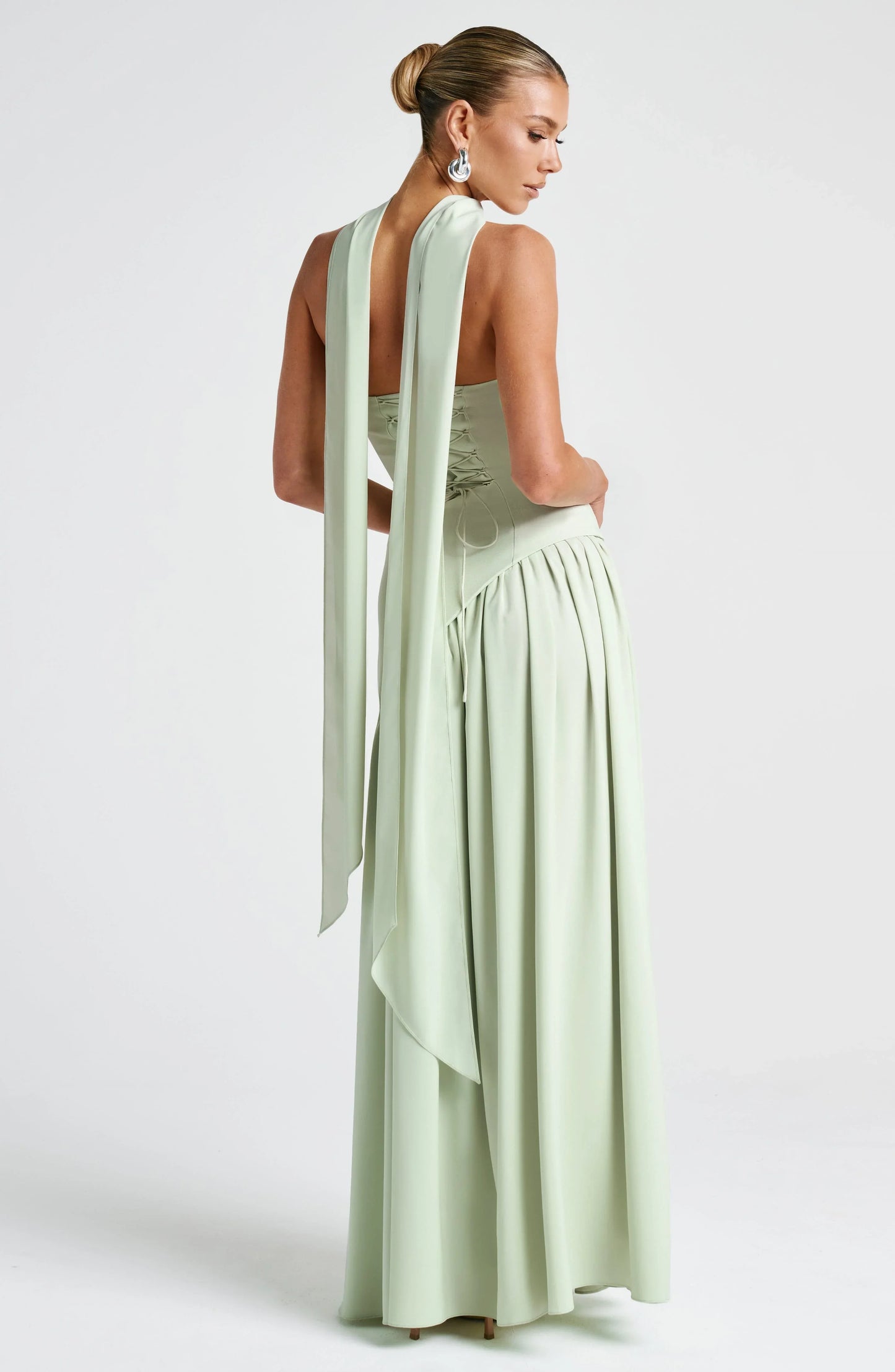 Sidoine | Robe Longue Bustier Corset à Fente Haute