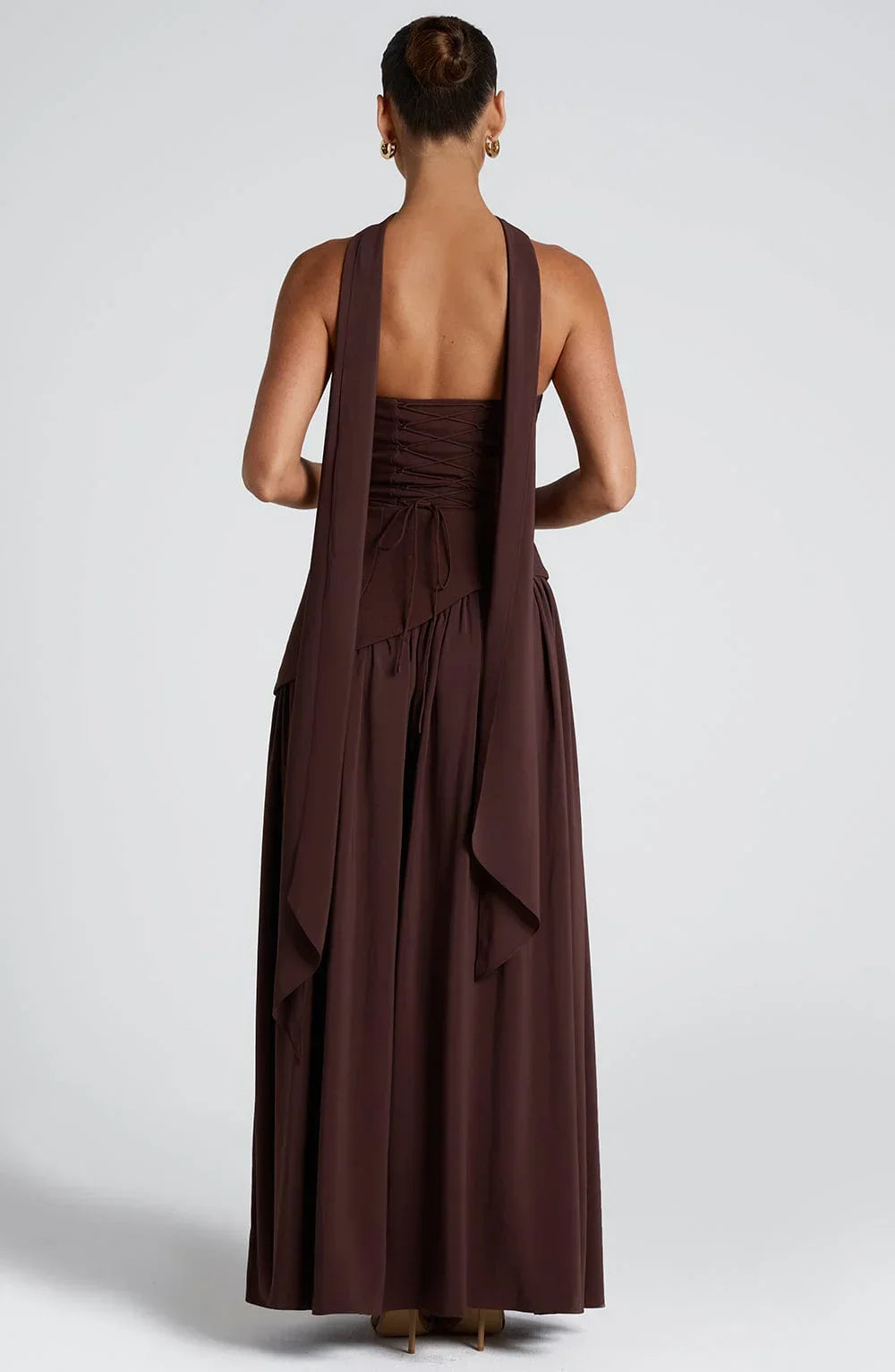 Sidoine | Robe Longue Bustier Corset à Fente Haute