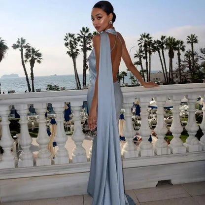 Bertille | Robe Longue Drapée à Une Bretelle