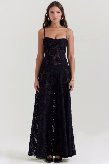Livia | Robe Maxi Dos Nu à Bretelles