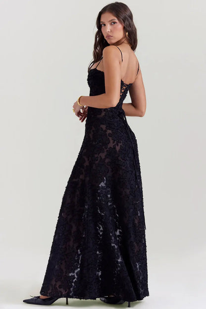 Livia | Robe Maxi Dos Nu à Bretelles