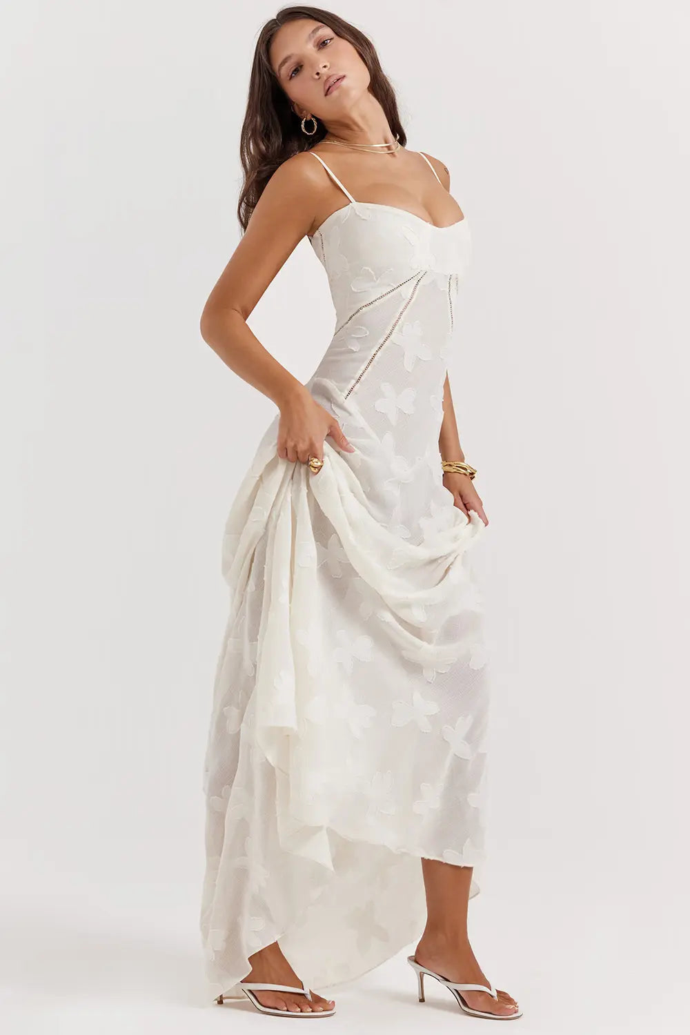 Livia | Robe Maxi Dos Nu à Bretelles