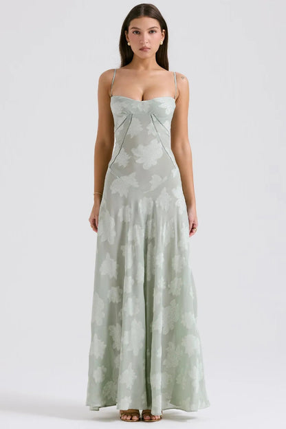 Livia | Robe Maxi Dos Nu à Bretelles