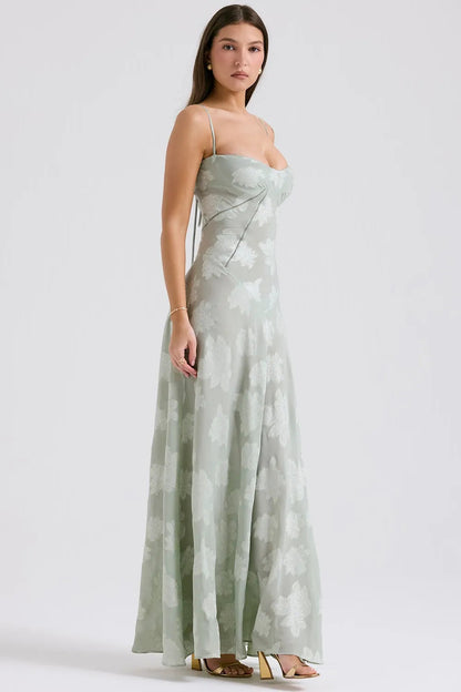 Livia | Robe Maxi Dos Nu à Bretelles