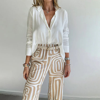 Opaline | Ensemble Deux Pièces Chemise et Pantalon