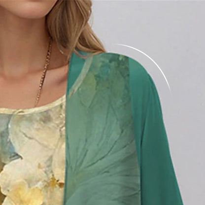 Joséphine | Ensemble Deux Pièces Robe Fluide pour Été