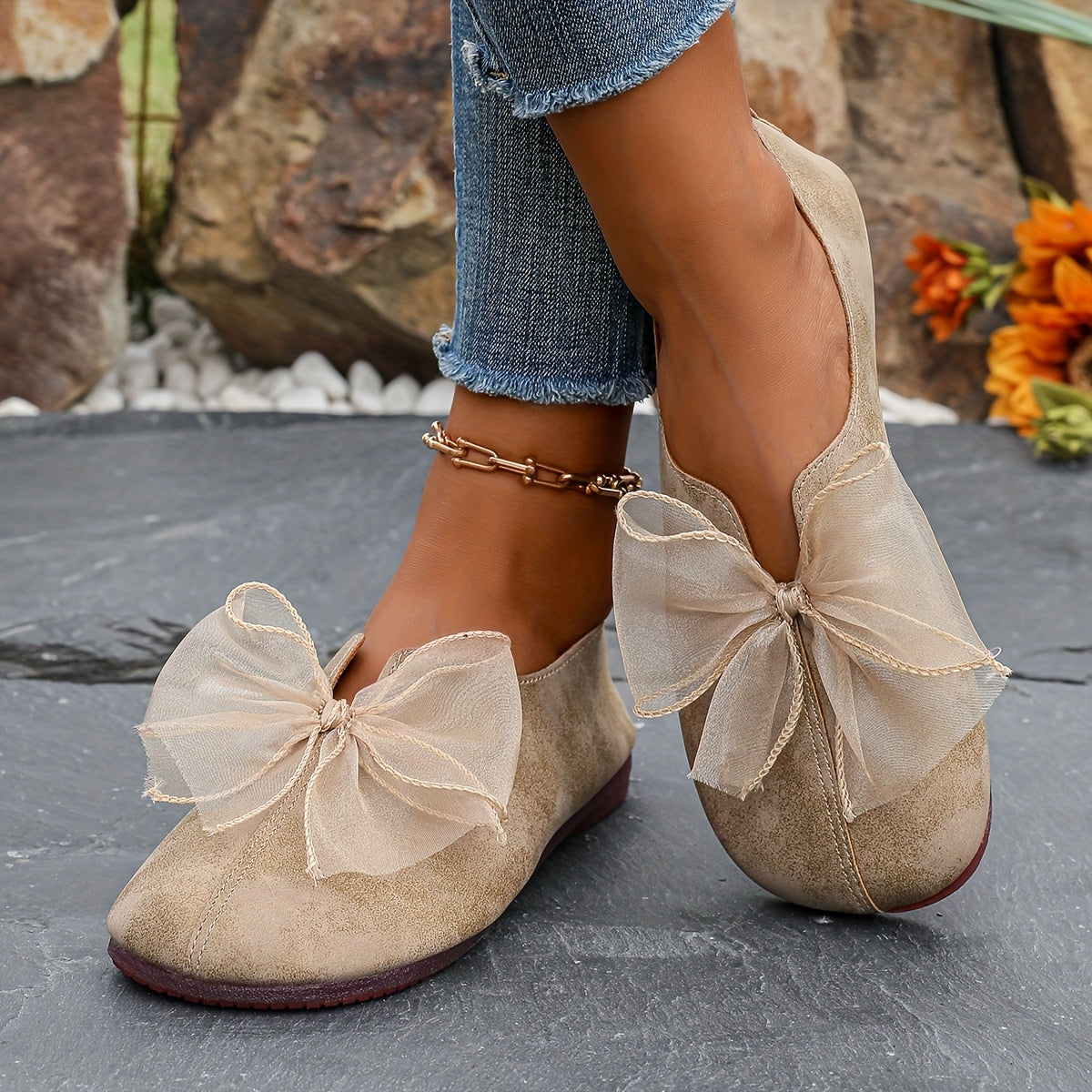 Mocassins à bride coupe ajustée, vue rapprochée