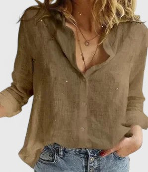 Harper | Chemise en Lin Col Revers