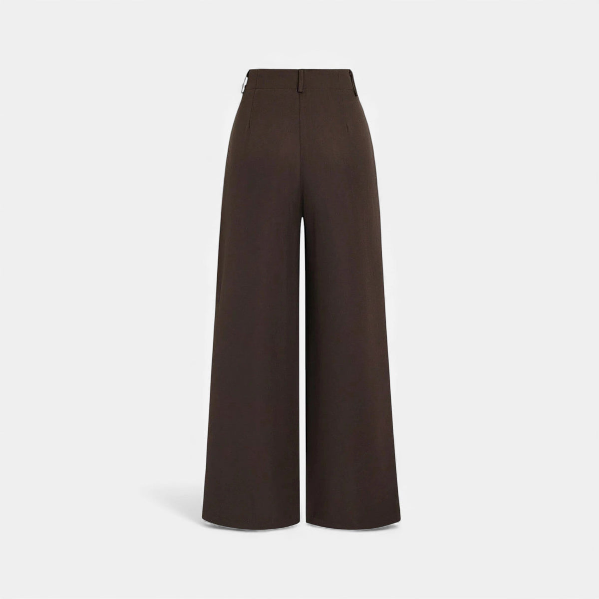 Pantalon large taille haute, tissage jacquard en relief