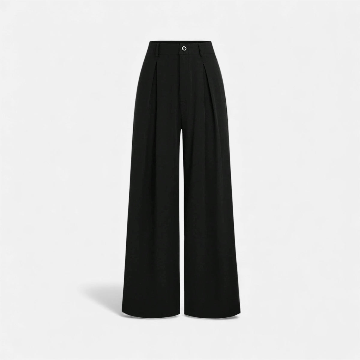 Pantalon femme en jacquard texturé à plis marqués